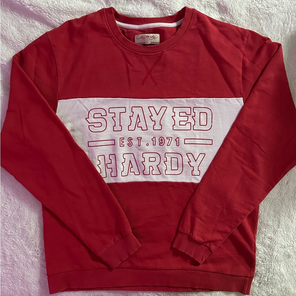 reddish pink vintage ed hardy 💋🥰